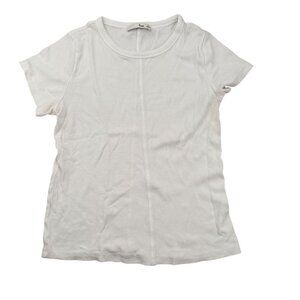 Wilfred Free white ribbed short sleeve tee tshirt s small
